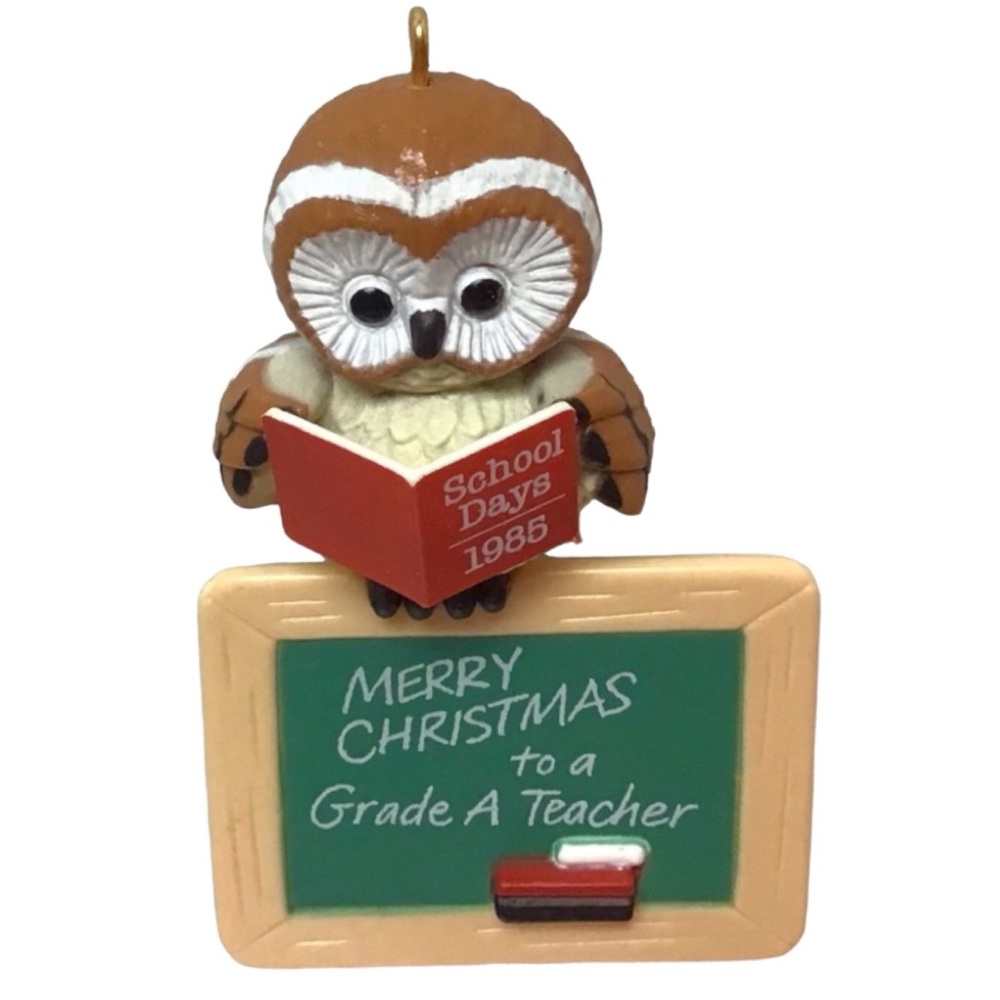 Hallmark 1985 “Teacher” Christmas Ornament